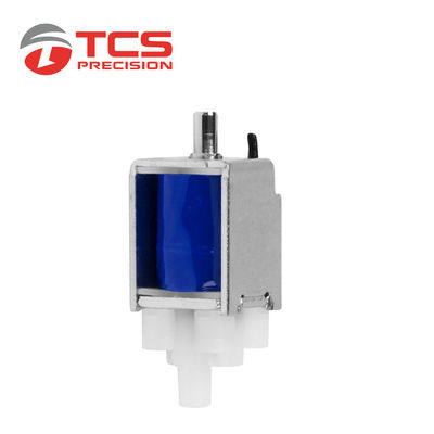 Plastic 6 Volt DC Solenoid Valve 2 Position 3 Way Normally Closed Electric Solenoid Valve
